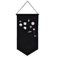 G3894 Pin Display Pennant Collection Banner Board for Brooch Medal Display Hanging Jewelry Storage for Brooches Badges