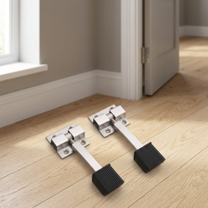 Butée de porte carrée simple en acier inoxydable 4 pouces, quincaillerie de porte robuste - Product Image 4