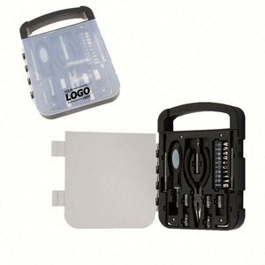 Juego de Destornilladores Portátiles Transparentes Personalizados de 22 Piezas con Llave de Tubo y Alicates - Ideal para Reparaciones y Proyectos de Bricolaje - Product Image 1