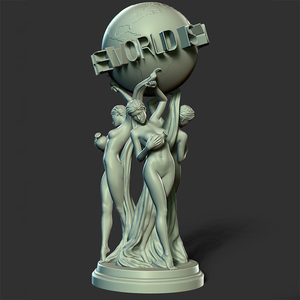 Bronzo personalizzato full size <span class=keywords><strong>il</strong></span> <span class=keywords><strong>mondo</strong></span> è la tua statua - Product Image 2