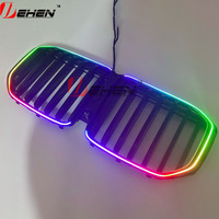 Grille d'éclairage LED sept couleurs pour la calandre avant des modèles BMW X5, X7, G05 et G07 de 2019 à 2025
