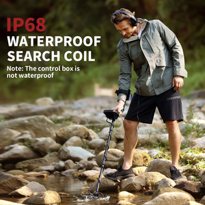 वयस्कों के लिए पेशेवर उच्च सटीकता और संवेदनशीलता उन्नत धातु डिटेक्टरों बड़ा एलसीडी डिस्प्ले उन्नत डीएसपी चिप 10 "का तार - Product Image 5