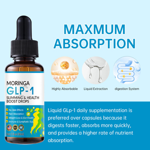 Gotas Moringa GLP-1 para Adelgazar y Mejorar la Salud, 30 ml, Líquido Oral, Pérdida de Peso, Salud Intestinal, Apoyo Inmunológico, Suplemento Natural para Adultos - Product Image 2
