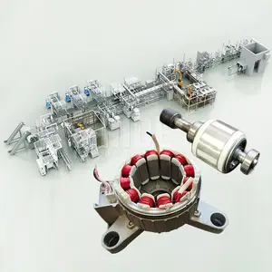 Línea de montaje de producción de Motor BLDC, lavadora automática