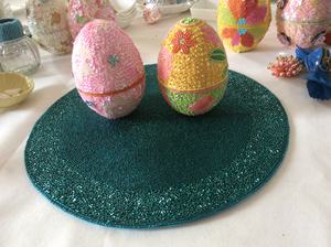 Napperon perlés fait à la main, tapis isolant pour gobelets, tapis de repas, style occidental, 50 pièces - Product Image 5