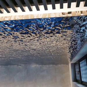 3D Ripple <b>Wall</b> Panel Art Made of 316L Grade Stainless Steel - Product Image 5