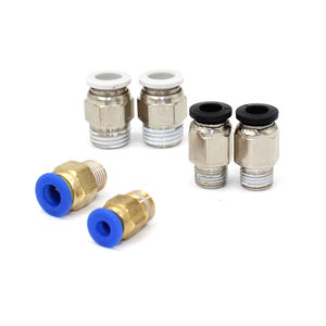 Connettori Pneumatici Rapidi di Alta Qualità Serie PC Marca FSF in Plastica+Ottone 4/6/8/10/12/14/16mm 0~60°C 0~1.0Mpa - Product Image 1