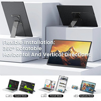 Monitor With Speakers Second Screen for Laptop for Trading Portable Display Portable Gaming Monitor