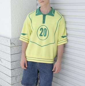 Suéter Deportivo Personalizado con Logotipo OME, Transpirable, de Manga Corta para Hombre, Estilo Vintage, para Camisetas, Jersey, Top de Poliéster para Verano - Product Image 2