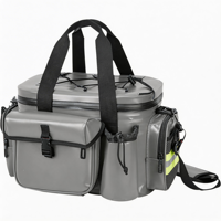 Sac isotherme de pêche personnalisé, étanche, anti-fuite, avec plusieurs poches pour le camping en plein air, les pique-niques et le stockage des aliments