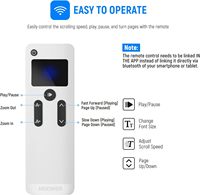 Neewer X12 Téléprompteur en alliage d'aluminium de 14 pouces pour tablette, smartphone, appareils photo reflex numériques avec télécommande, étui de transport, application