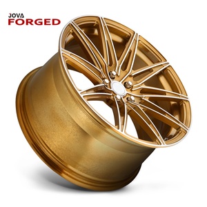 JOVA Factory Direct Nouvelles jantes en aluminium forgé 5 X 115 de 20 pouces, finition dorée, jantes de rechange dorées au prix d'usine, MOQ 4 pièces - Product Image 2