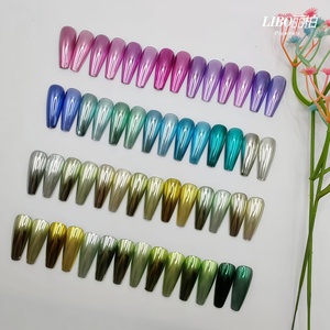 ผงโครเมี่ยมกระจกวิเศษสำหรับตกแต่งเล็บ แบรนด์ส่วนตัว สีทองและสีเงินสุดหรู - Product Image 6