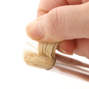 Prix le plus bas, lot <span class=keywords><strong>de</strong></span> 3 pinceaux à huile en poils naturels, manche rond en bois, pinceaux artistiques pour le <span class=keywords><strong>dessin</strong></span> et <span class=keywords><strong>la</strong></span> peinture - Product Image 5