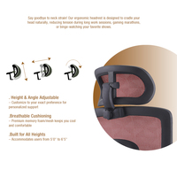 Silla de Oficina Ergonómica Moderna, Grande y Alta, con Características Ajustables, Asiento Extra Ancho para Uso Comercial, Hoteles y Edificios Administrativos