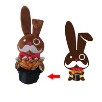 Fabricant de jouets en peluche kawaii personnalisés, lapin en peluche, jouet animal en peluche
