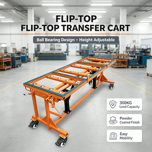 Carro de Plataforma de Acero Reforzado de Cuatro Ruedas Directo de Fábrica para Instalación de Encimeras de Cuarzo y Granito, Transporte de Losas de Piedra - Product Image 1