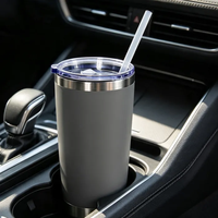 Gobelet isotherme en acier inoxydable 20 oz avec logo personnalisé, vente en gros, isolation sous vide pour les distributeurs