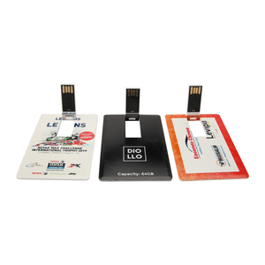 แฟลชไดรฟ์ USB รูปทรง<span class=keywords><strong>บัตร</strong></span><span class=keywords><strong>เครดิต</strong></span> คุณภาพสูง ราคาประหยัด สั่งทำโลโก้ได้ ความจุ 4GB และ 64GB USB 2.<span class=keywords><strong>0</strong></span> สำหรับของขวัญส่งเสริมการขาย - Product Image 2