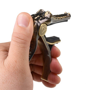 Capo para Guitarra Acústica Alice A007G con Forma de Cabeza de Cocodrilo, Afinación Rápida, Nuevo, Cromado - Product Image 3
