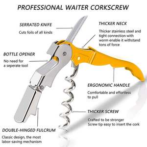 Abridor de vino tinto esencial para descorchar botellas cómodamente - Product Image 3