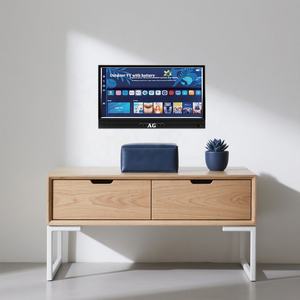 Téléviseur intelligent portable FHD HDTV AG 14 <span class=keywords><strong>15</strong></span> 16 17 18 19 20 <span class=keywords><strong>pouces</strong></span> avec alimentation CC 12 V et batterie intégrée pour <span class=keywords><strong>camping</strong></span>, camion, <span class=keywords><strong>camping</strong></span>-<span class=keywords><strong>car</strong></span>, voiture, cuisine - Product Image 1