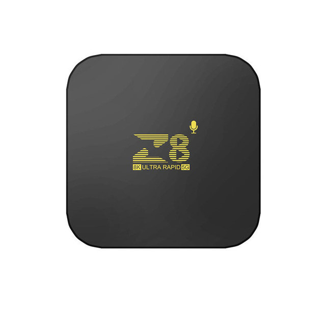 Z8ATV Manufacturer's Cross-Border 4K Network TV Set-Top Box Android Box Network Player Quad for Bluetooth TV Box Foreign Trade