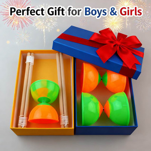 9.5cm Portable <span class=keywords><strong>Diabolo</strong></span> Jouets Classiques En Plein Air Pour Enfants Chine Yo-Yo Festival Pour Enfants Cadeau Jouets OEM - Product Image 2