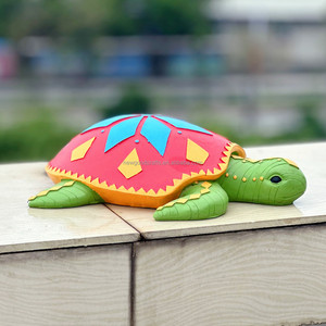 Bãi biển ven biển trang trí nội thất biển rùa bức tượng nhựa may mắn quyến rũ cho nhà hoặc văn phòng sưu tập quà tặng - Product Image 2