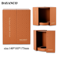 Boîte de papier d'emballage de luxe vide en carton rigide pliable à double porte, à texture grillagée, cadeau VIP souvenir de qualité supérieure