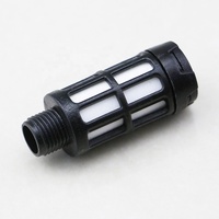 Silencieux d'échappement pneumatique en plastique pour compresseur d'air, 3/4 et 1 pouce, à enfoncer, pour pistolet à air comprimé (PSU-06, PSU-10)