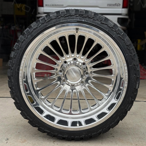 Rines Forjados para Camioneta de 20, 26 y 28 Pulgadas, Pulidos, con Borde Profundo, 8x180, 8x170, 8x165.1 para Silverado, Sierra, Ford F-350, RAM 3500 - Product Image 2