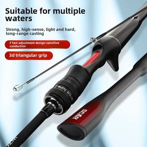 คันเบ็ดตกปลาขนาดใหญ่มีความไวสูง, ปืนคันเบ็ดตกปลามีความสามารถในการหล่อในการหล่อทางไกล - Product Image 1