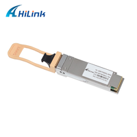 Hilink QSFP56 850nm 100m MPO MMF modul Transceiver optik kompatibel jaringan