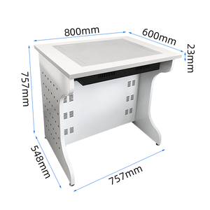 Équipement de classe pour étudiants universitaires Bureau caché Table de moniteur LCD pour ordinateur rabattable motorisé pour salle d'ordinateurs scolaires - Product Image 3