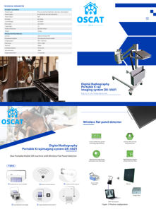 جهاز أشعة سينية رقمي متطور بتقنية أوسكات ، معدات محمولة - Product Image 4