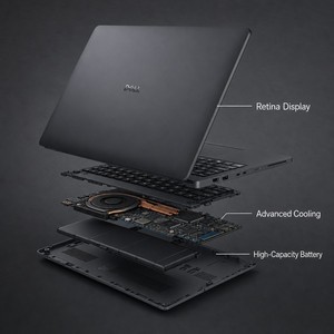 สำหรับแล็ปท็อปธุรกิจ Pro 14 นิ้ว ประสิทธิภาพสูง พร้อม Core SSD จอแสดงผล 1080p ระบบปฏิบัติการ Windows 11 Home สำหรับงานระดับมืออาชีพ พกพาสะดวก ใช้ชิป Ultra 7 265h - Product Image 5