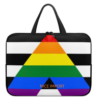 Sac pour ordinateur portable Reciprosexual Rainbow, étui fin pour ordinateur portable avec fermeture éclair de qualité supérieure, sac portable pour tablette, grande capacité