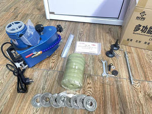 Mini Macchina Manuale per Levigatura Bordi in Vetro con Singolo Motore, Macchina Portatile per Lucidatura Vetro - Product Image 4