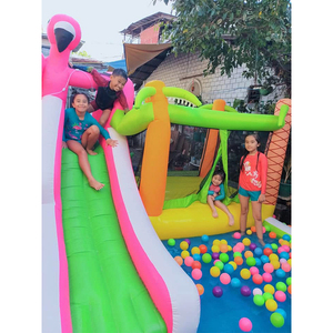 Hot Amusement <b>Inflatable</b> Bouncer With <b>Water</b> <b>Slide</b> With Pool for Children Playground 93005 Inflat House Hot Amusement Infl - Product Image 4