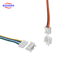 SCONDAR JST EH EHR Kabel Harness Kustom Rakitan Kabel 2.5mm 2 3 15 Pin Konektor Kabel ke Papan PCB