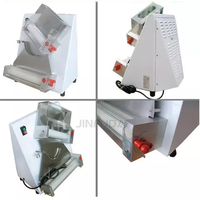 Laminoir à pâte à pizza automatique électronique de 3 à 18 pouces, machine à laminer la pâte à pizza/laminoir à pâte à pizza