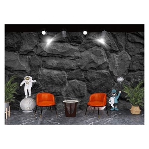 <strong>Industrial</strong> Decoration Office Concave-convex Simulated Rock Slab Rock Wall Cloth TV Background Wall <strong>Paper</strong> Stone Wallpaper - Product Image 5