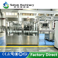 Ligne complète de remplissage de boissons gazeuses Sokos, machine de remplissage CSD pour la production de boissons gazeuses en bouteille PET