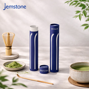 OEM Disposable Food Grade Salt Matcha Spoon Cylinder Tube <b>Packaging</b> Mini <b>Spices</b> Powder Cardboard Paper Tube Box <b>Packaging</b> - Product Image 1