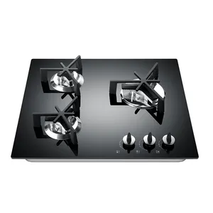 China supplier wholesale custom high quality built in three burner gas hob Newly designed 3 burner gas stove