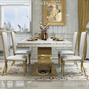 طاولة الزفاف مرآة الزجاج حبيبته أثاث طاولة الزفاف الموردين الصين الفاخرة الذهب - Product Image 3