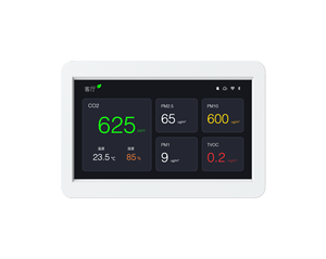 Caja controladora de velocidad del ventilador del sistema HVAC con CO2 PM2.5 VOC Sensores de temperatura y humedad Controlador de ventilación Caja de plástico - Product Image 1