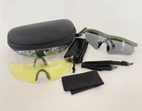 Lunettes de tir polarisées ajustables à monture intégrale, style mode, avec verres épaissis rotatifs, protection UV tactique, équipement de cyclisme