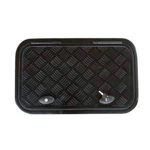 Offre Spéciale porte de bagages de camping-car de haute qualité en alliage d'aluminium porte de décrochage caravane blanc ou noir couleur rv porte - Product Image 4